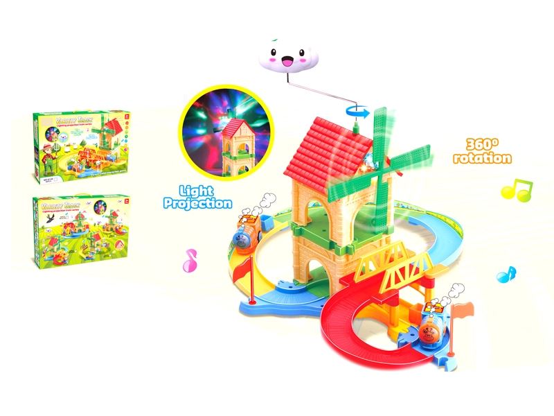 B/O RAIL TRAIN W/LIGHT & MUSIC 34PCS - HP1111096
