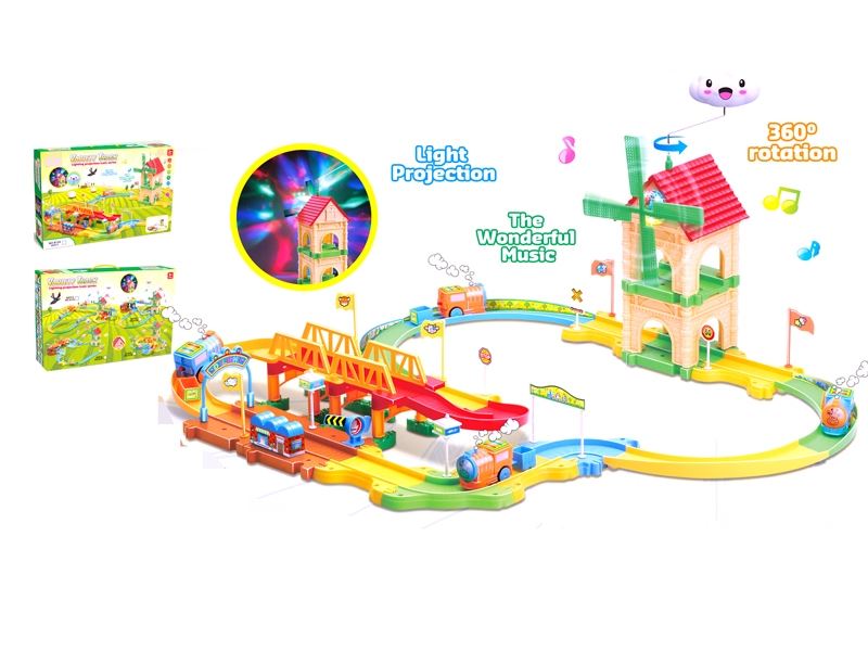 B/O RAIL TRAIN W/LIGHT & MUSIC 66PCS - HP1111098