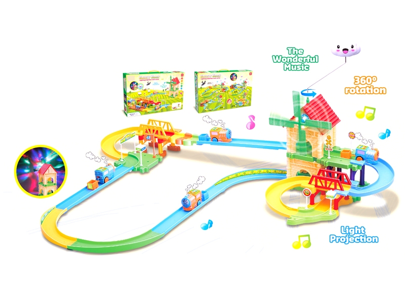 B/O RAIL TRAIN W/LIGHT & MUSIC 60PCS - HP1111099