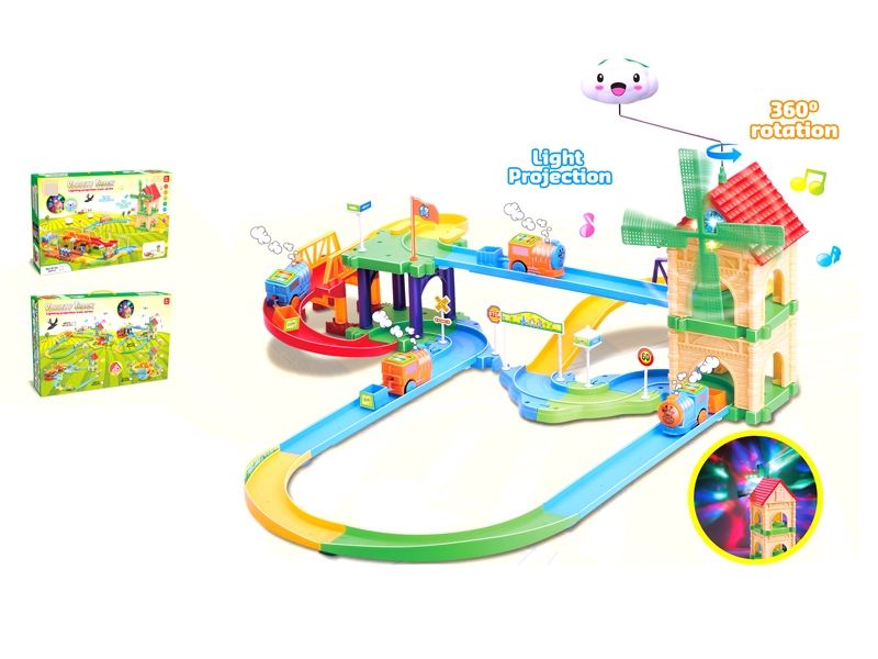 B/O RAIL TRAIN W/LIGHT & MUSIC 54PCS - HP1111100