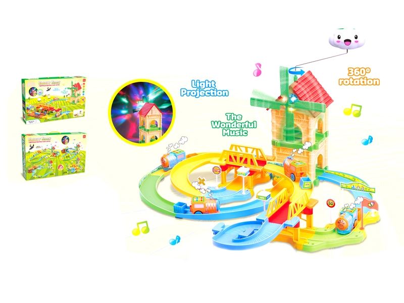 B/O RAIL TRAIN W/LIGHT & MUSIC 51PCS - HP1111102