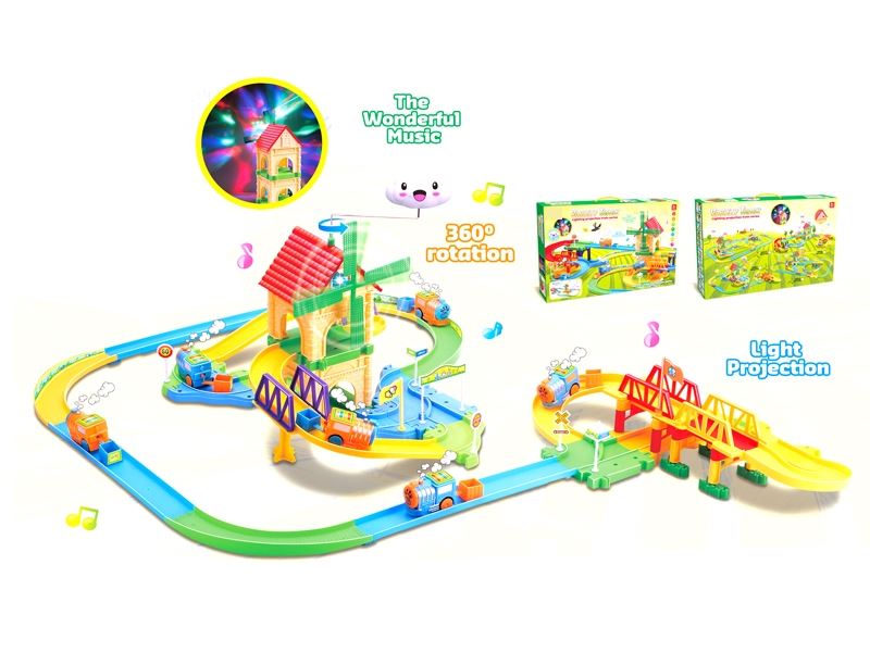 B/O RAIL TRAIN W/LIGHT & MUSIC 73PCS - HP1111106