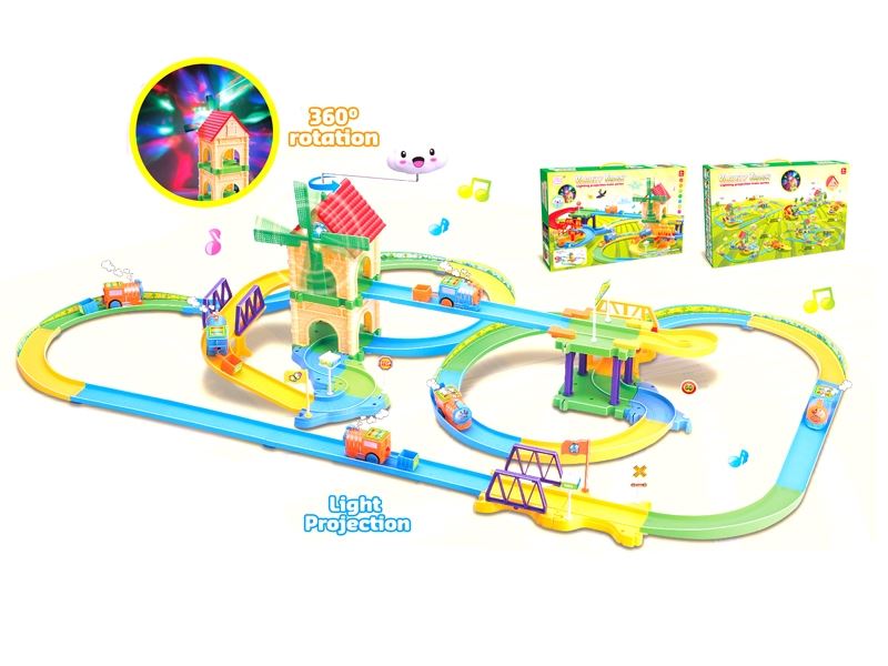 B/O RAIL TRAIN W/LIGHT & MUSIC 79PCS - HP1111107