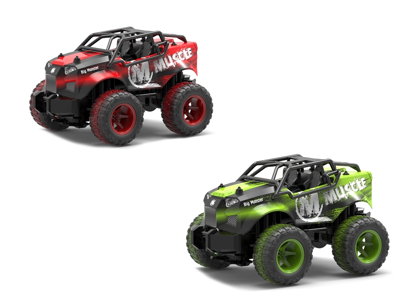 1：16 2.4G FUNCTION R/C CAR RED & GREEN - HP1111436