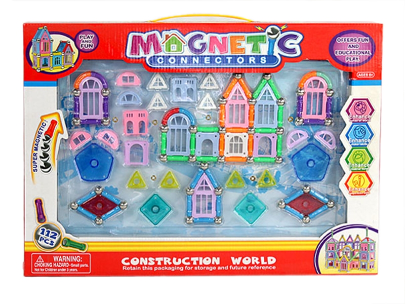MAGNETIC BUILDING BLOCKS 112PCS - HP1113673