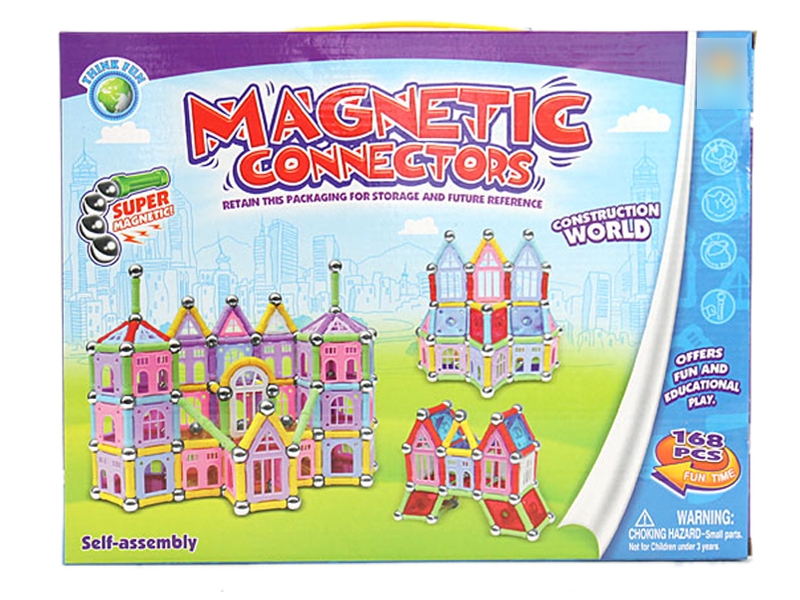 MAGNETIC BUILDING BLOCKS 168PCS - HP1113681