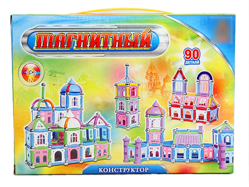 MAGNETIC BUILDING BLOCKS 90PCS - HP1113695