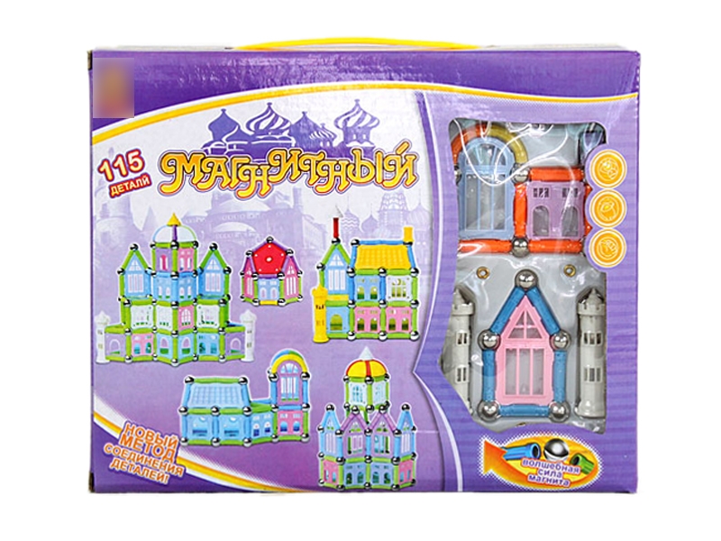 MAGNETIC BUILDING BLOCKS 115PCS - HP1113698