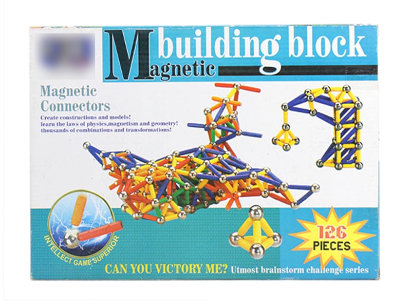 MAGNETIC BUILDING BLOCKS 126PCS - HP1113707