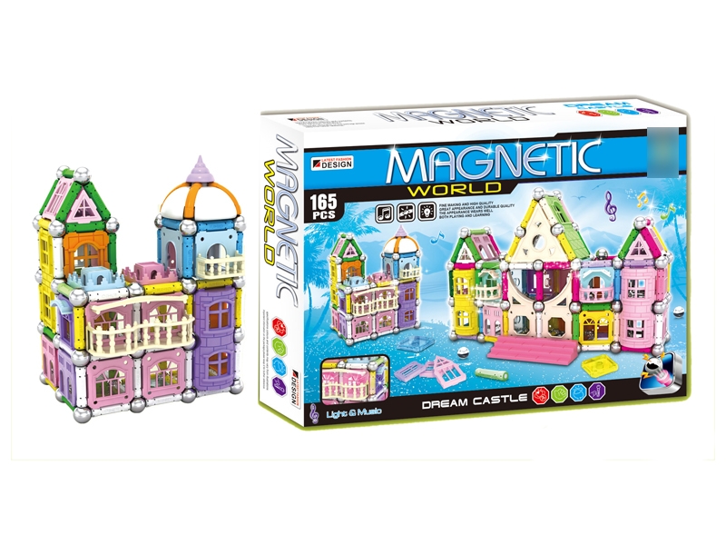 MAGNETIC BUILDING BLOCKS W/INCLUDED BATTERY - HP1113755