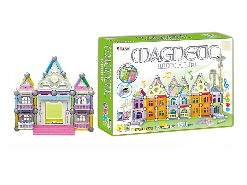 MAGNETIC BUILDING BLOCKS W/INCLUDED BATTERY - HP1113759