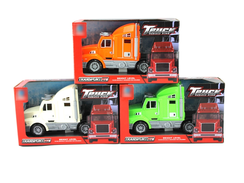 FRICTION CAR GREEN & ORANGE & WHITE - HP1114027