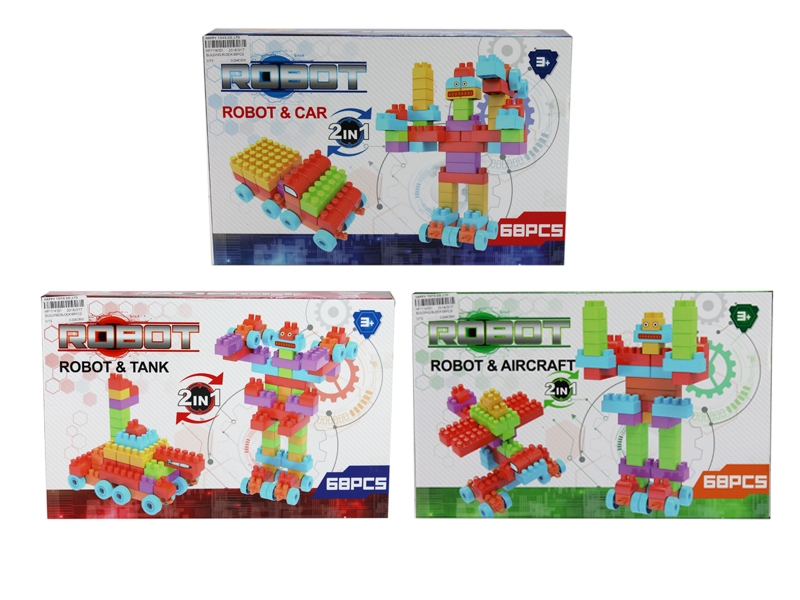 BUILDING BLOCK 68PCS - HP1114101