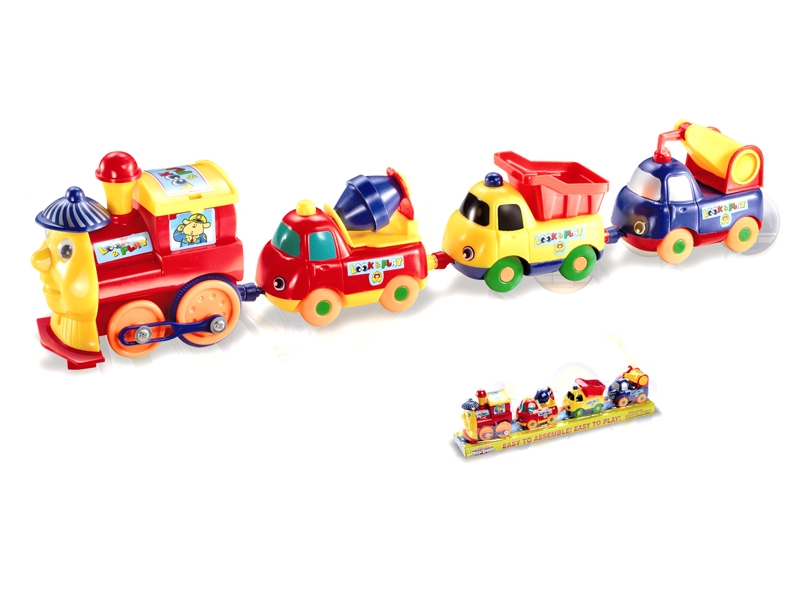 B/O CARTOON CONSTRUCTION RAIL CAR - HP1114117