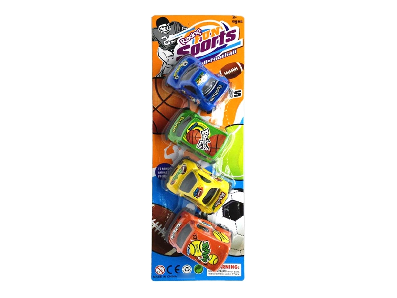PULL BACK CAR 4PCS - HP1114123