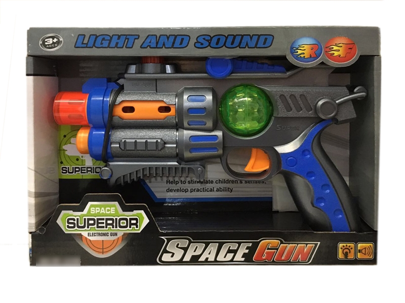 B/O GUN W/LIGHT & SOUND - HP1114200