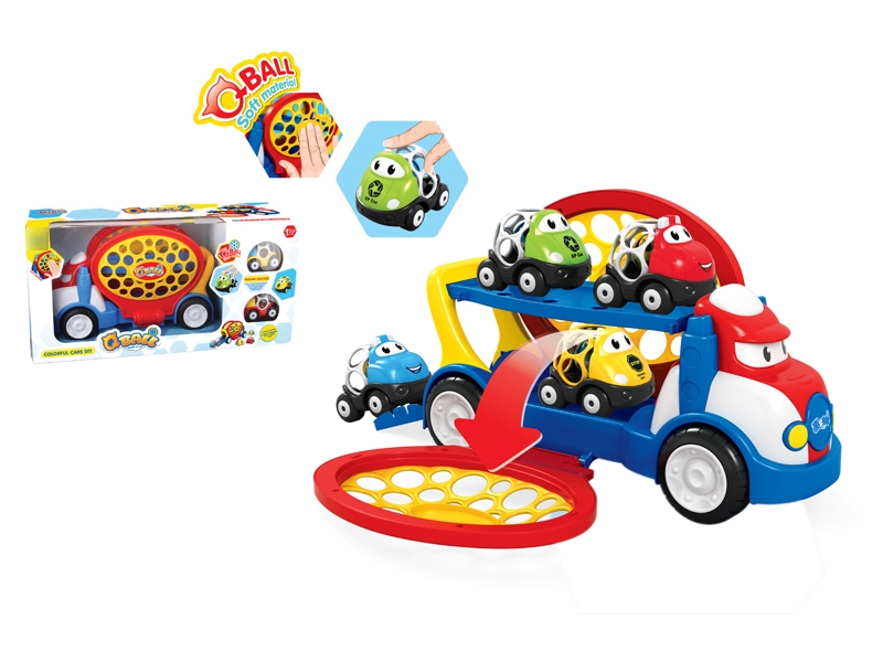 SOFT RUBBER CAR W/RATTLE - HP1114891