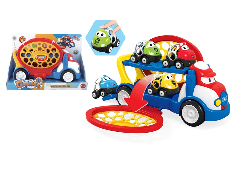 SOFT RUBBER CAR W/RATTLE - HP1114893