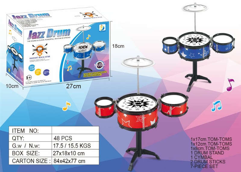 JAZZ DRUM RED/BLUE - HP1114916