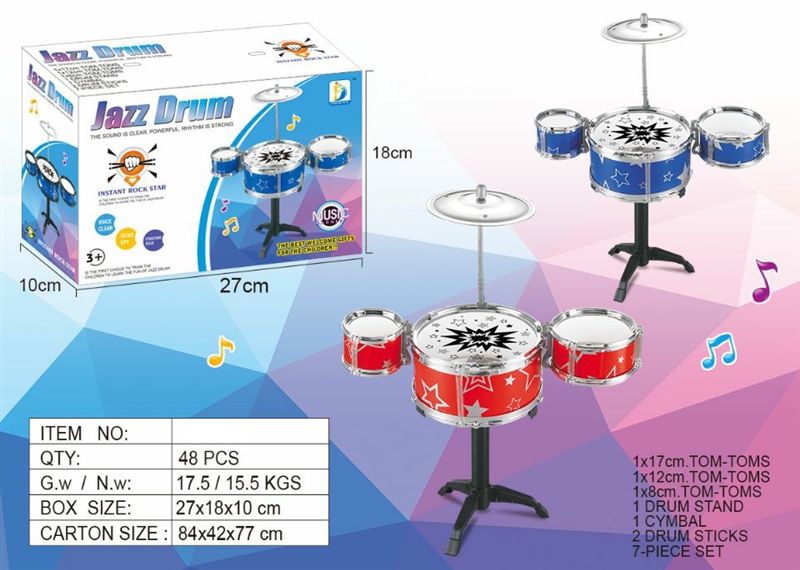 JAZZ DRUM RED/BLUE - HP1114917