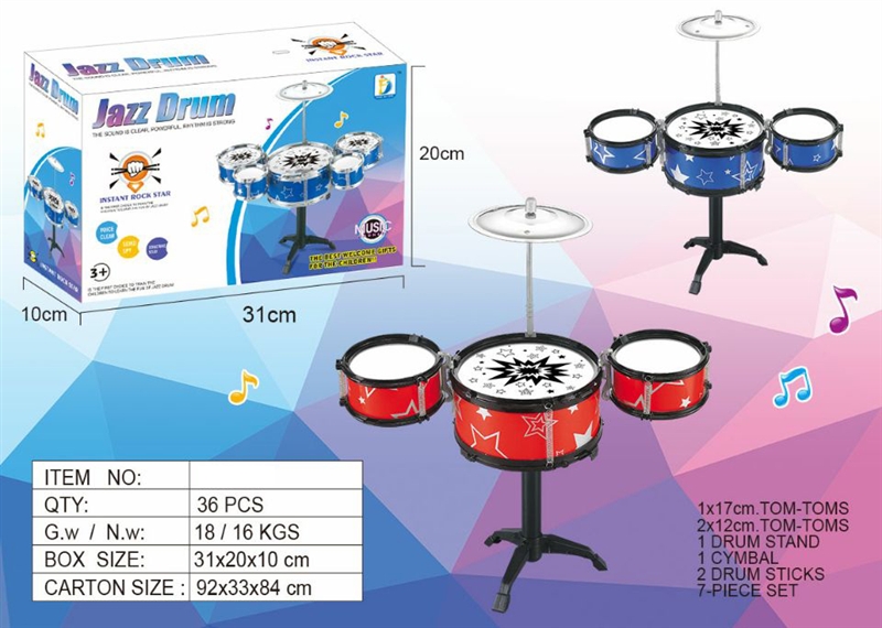 JAZZ DRUM RED/BLUE - HP1114918