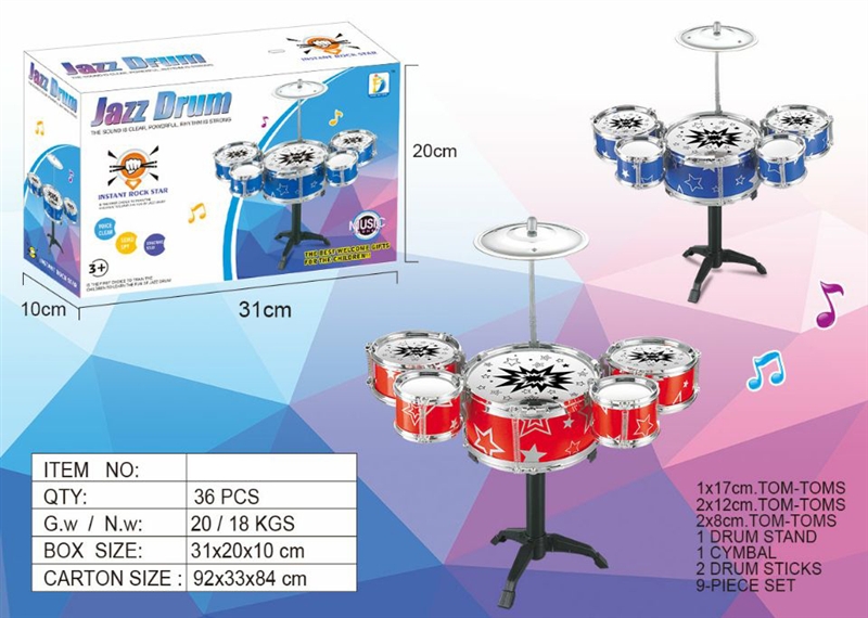 JAZZ DRUM RED/BLUE - HP1114921
