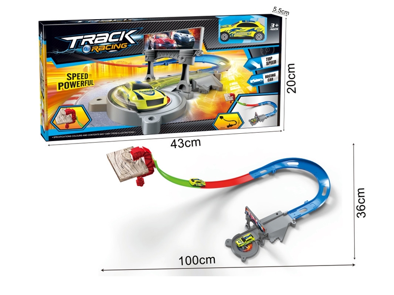PRESS AND GO RAILWAY TRACK W/1 CAR - HP1114942