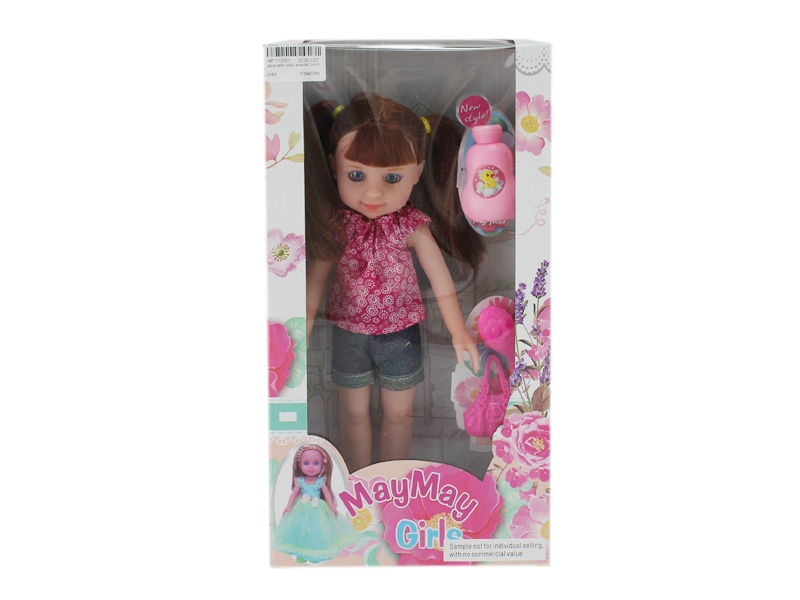 30CM RUBBER DOLL W/MUSIC 2ASST - HP1115051