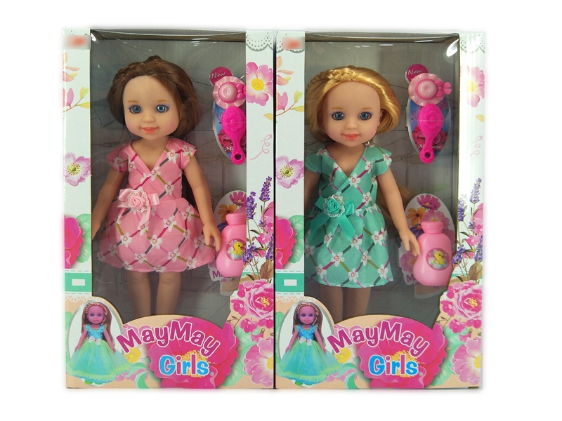 30CM RUBBER DOLL W/MUSIC 2ASST - HP1115053
