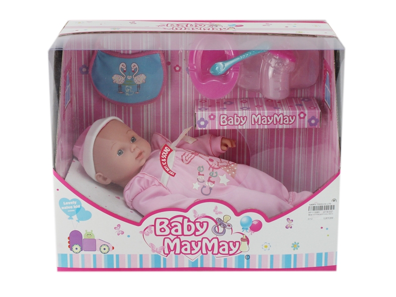 36CM COTTON BODY DOLL W/6 SOUND IC - HP1115065