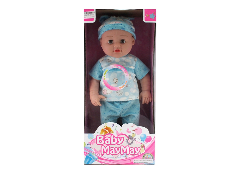 52CM RUBBER DOLL W/4 SOUND IC ,2 COLORS - HP1115076