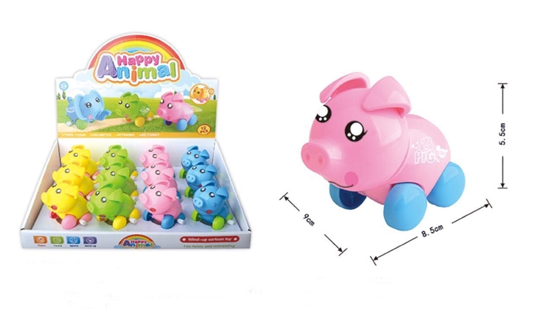 WIND UP PIG 12PCS/DISPLAY BOX - HP1115421