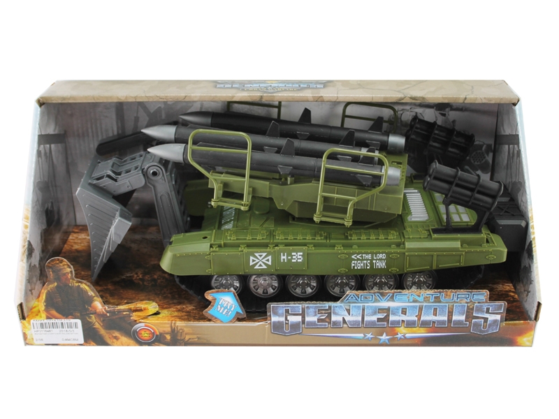 FRICTION TANK W/LIGHT & MUSIC INCLUDED BATTERY - HP1116481