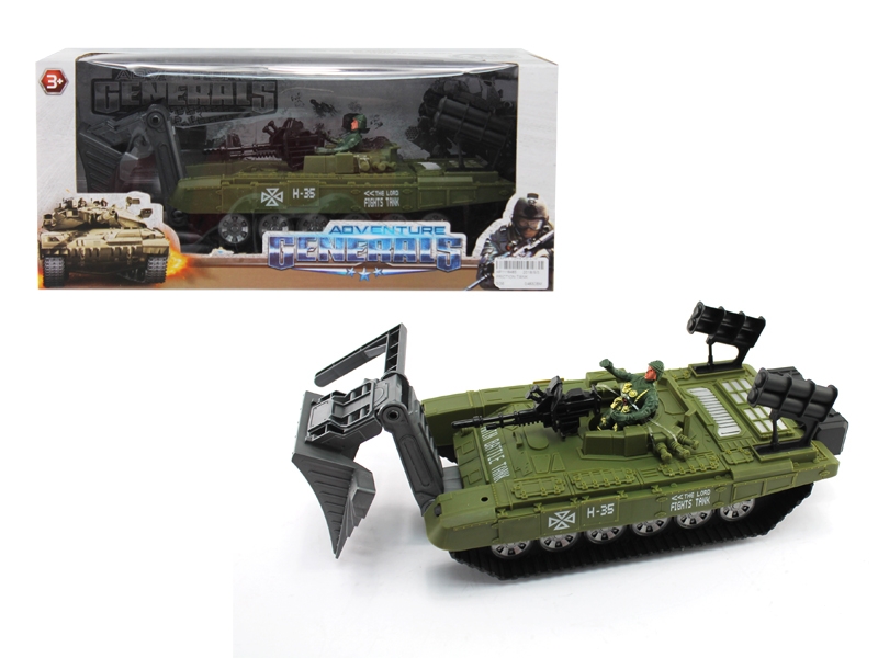 FRICTION TANK W/LIGHT & MUSIC INCLUDED BATTERY - HP1116486