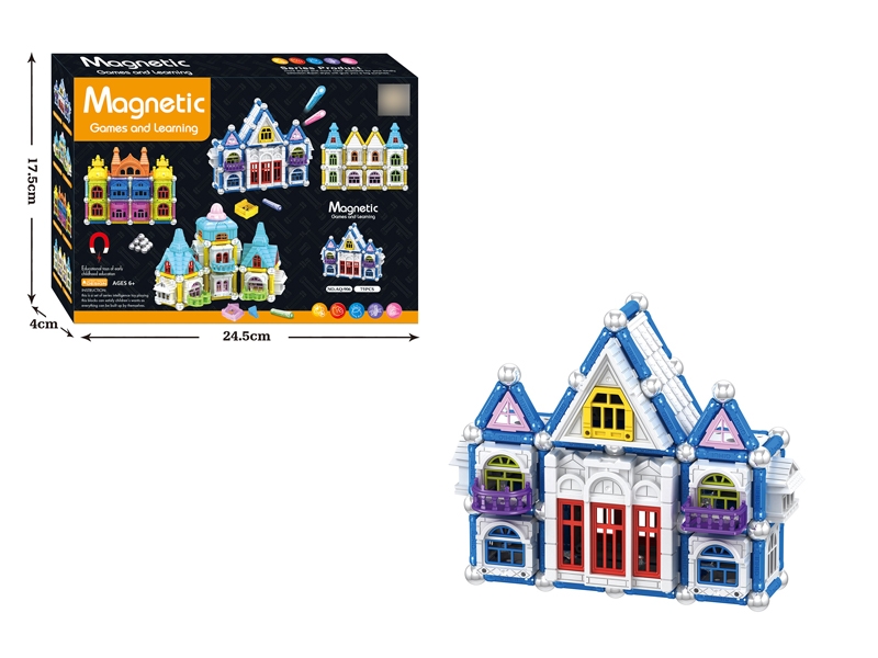 3D MAGNETIC BUILDING BLOCKS 75PCS - HP1116669