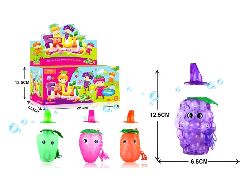 BUBBLE TOYS W/WHISTLE（4 COLORS）24PCS/DISPLAY BOX - HP1117067