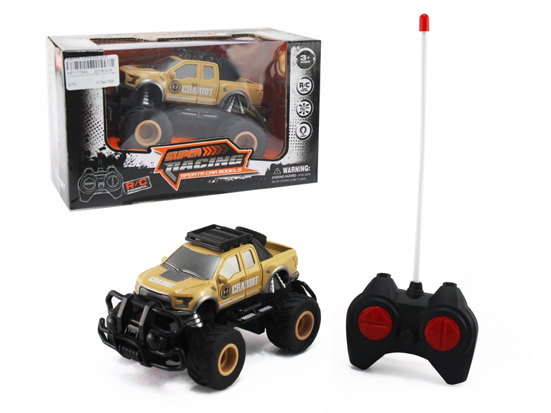 4 FUNCTION R/C AMRY CAR W/LIGHT DESERT YELLOW/ARMY GREEN - HP1117243