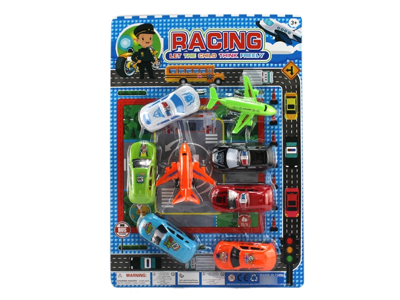 PULL BACK CAR & AIRPLANE - HP1117574