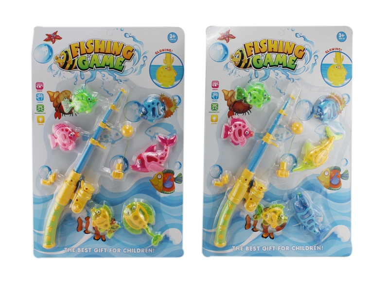 FISHING PLAY SET W/LIGHT 2 ASST. - HP1117975