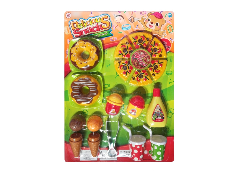 汉堡披萨甜甜圈食品套 - HP1117995