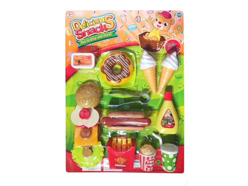汉堡披萨甜甜圈食品套 - HP1117997
