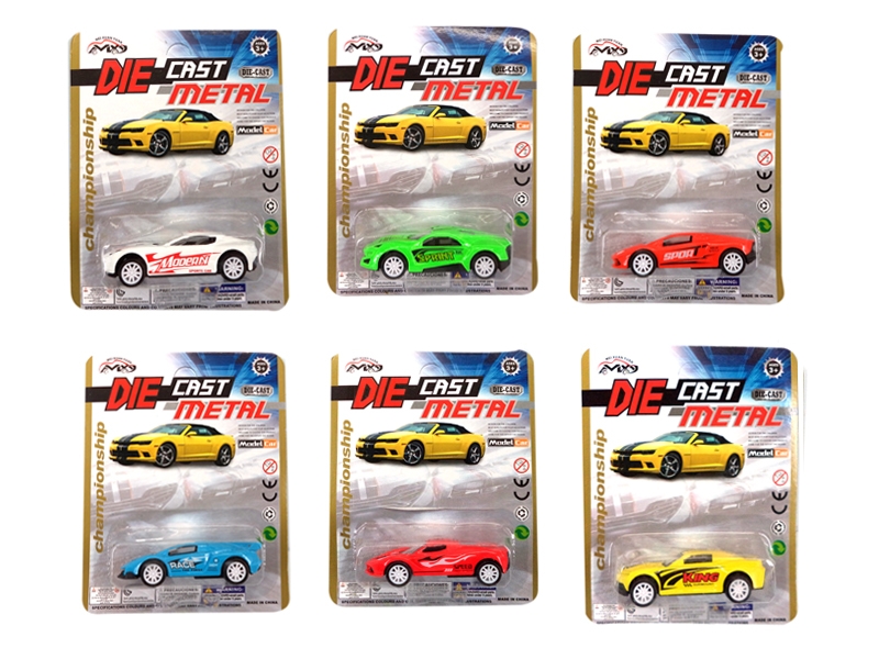 1:54 PULL BACK DIE CAST CAR - HP1118299