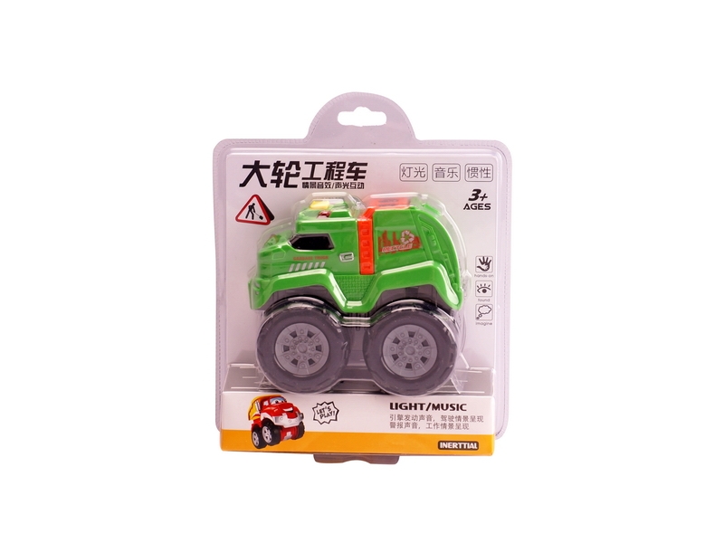 FRICTION CONSTRUCTION CAR W/LIGHT & MUSIC 6ASST - HP1118698