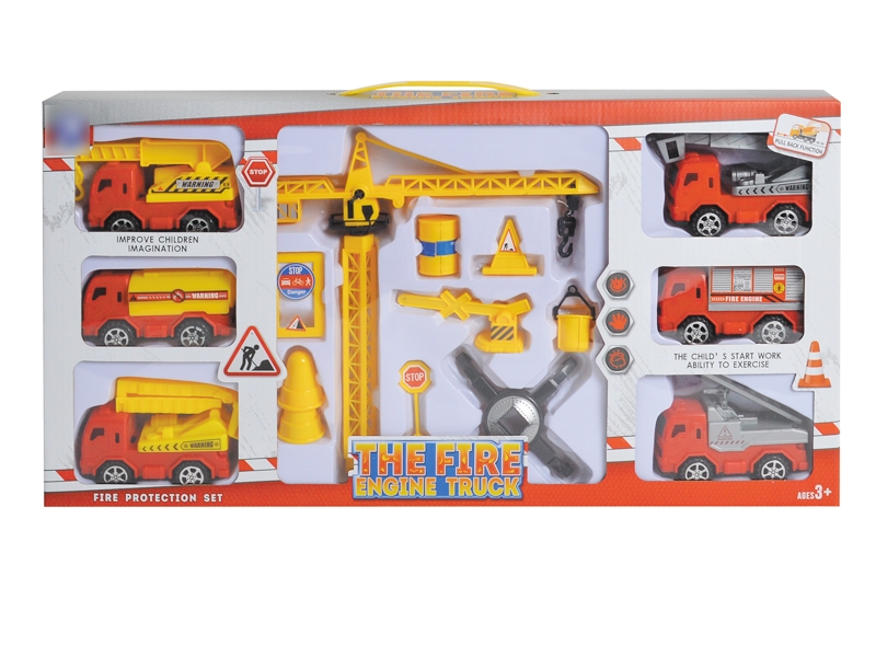 PULL BACK FIRE ENGINE TRUCK - HP1118889