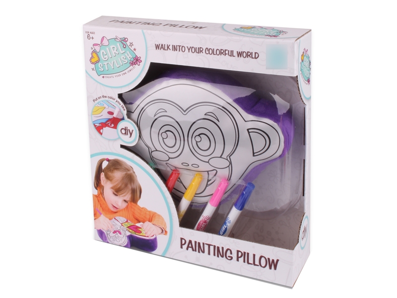 DIY FABRIC MONKEY THROW PILLOW - HP1119666