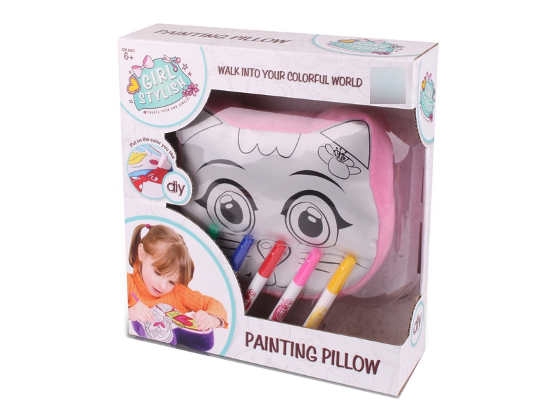 DIY FABRIC CAT THROW PILLOW - HP1119669