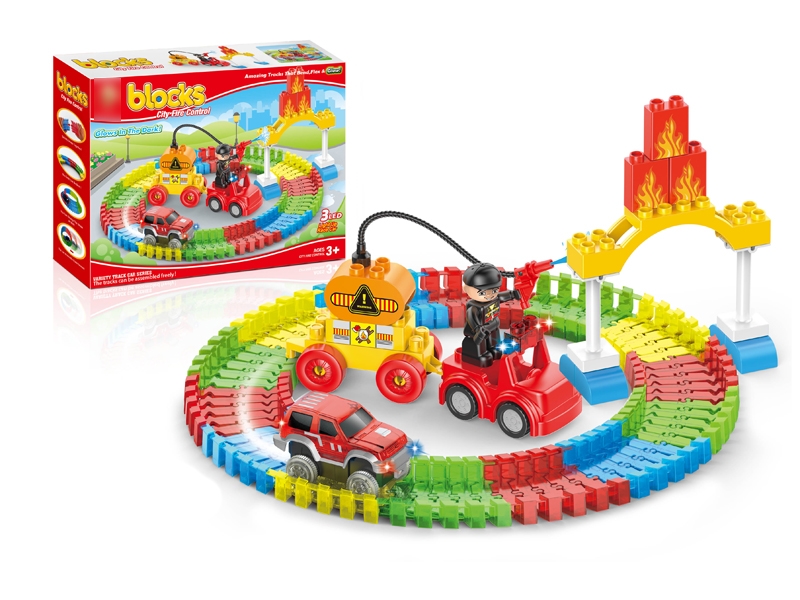 B/O RAIL CAR W/BUILDING BLOCK 96PCS - HP1119869