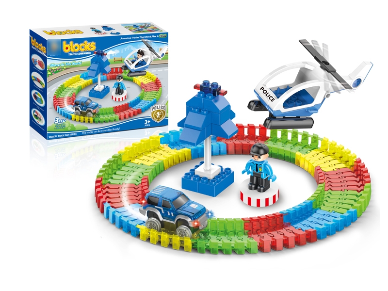B/O RAIL CAR W/BUILDING BLOCK 89PCS - HP1119870