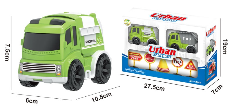 FRICTION CAR 2PCS W/ACCESSORIES - HP1119972
