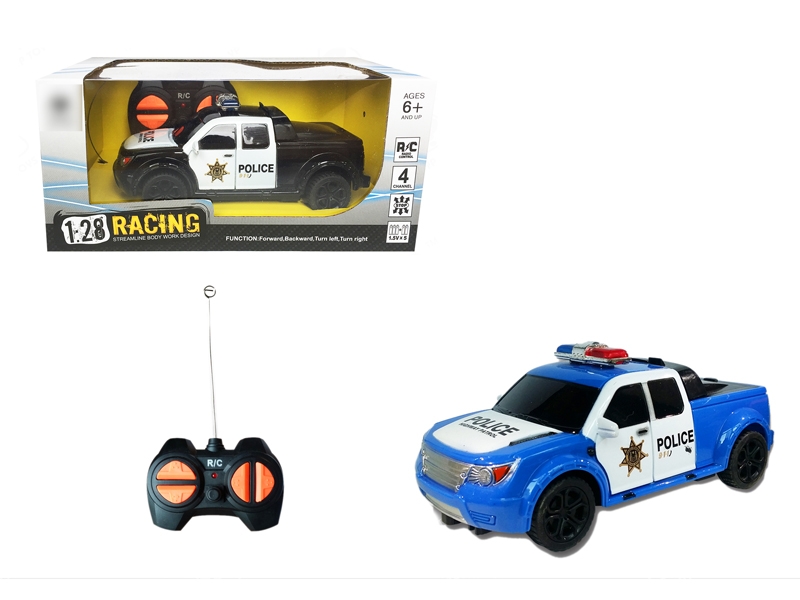 1:28 4 FUNCTION R/C CAR,NOT INCLUDED BATTERY BLUE/BLACK - HP1120108